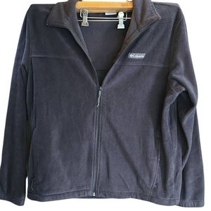 Columbia Men's Steens Mountain Mountain Fleece Full Zipper Jacket Drawstring Wai